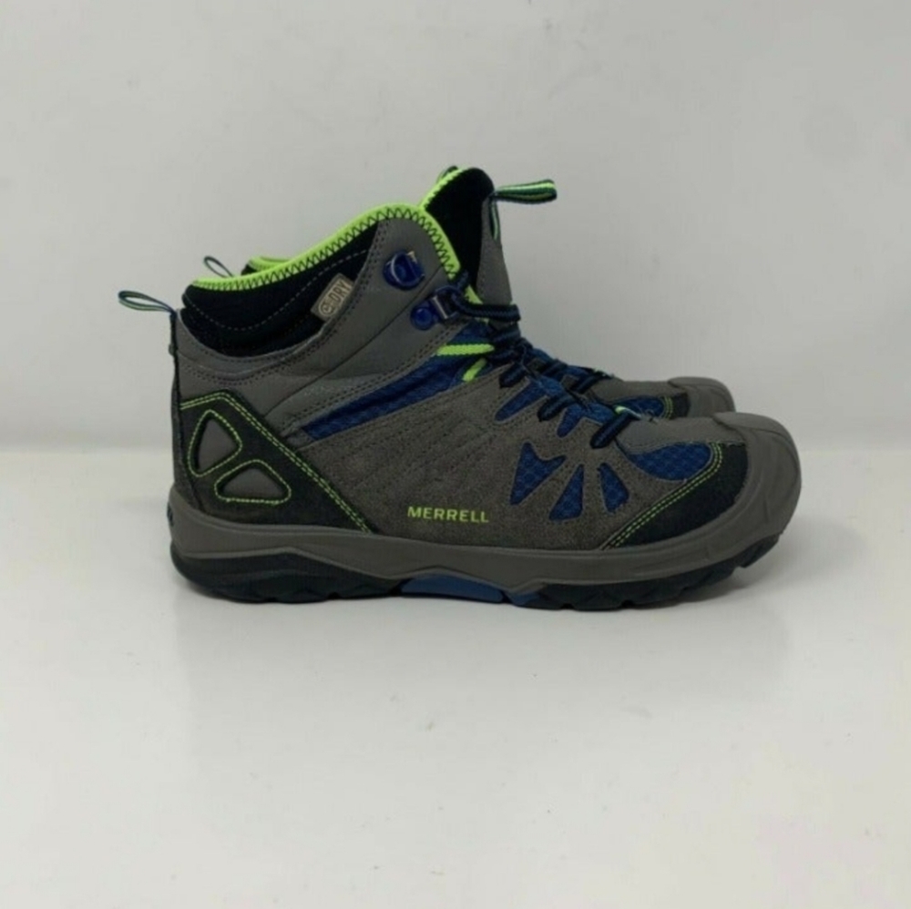 Merrel Kids Waterproof Gray Hiking Boots Size 6